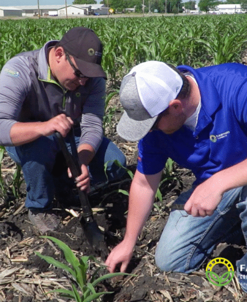 the employee is engaged in farming activities