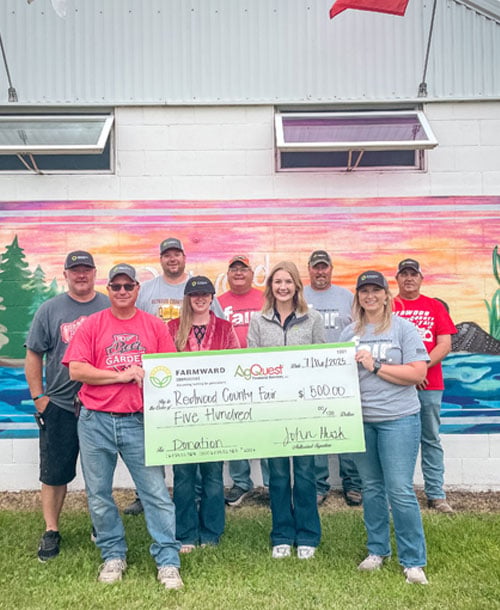 redwood county fair donation check
