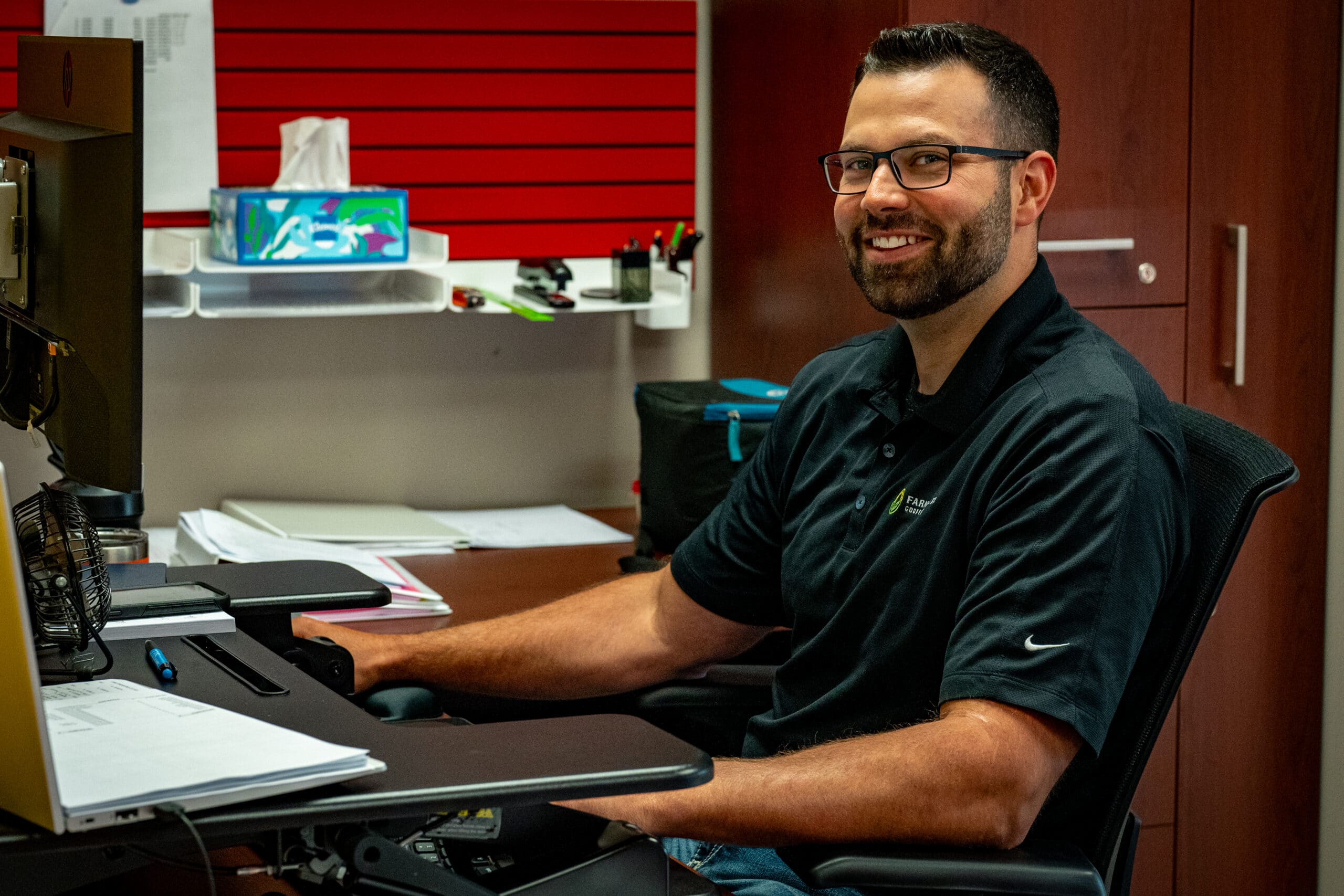 employees in the office