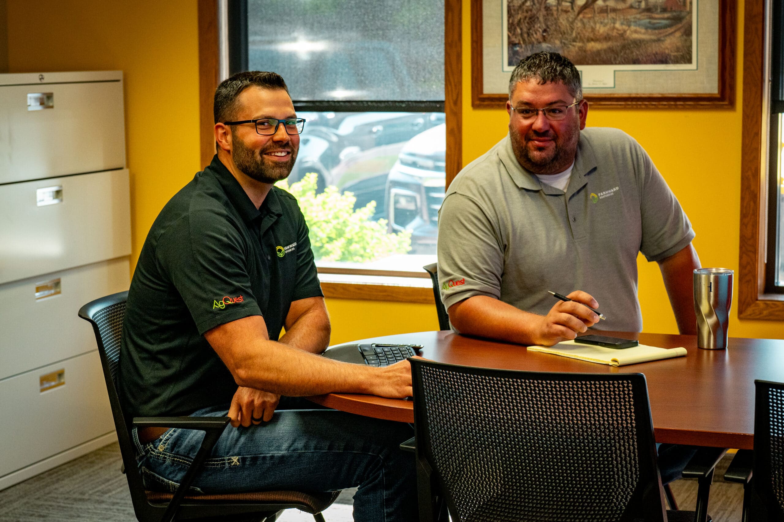 employees in the office