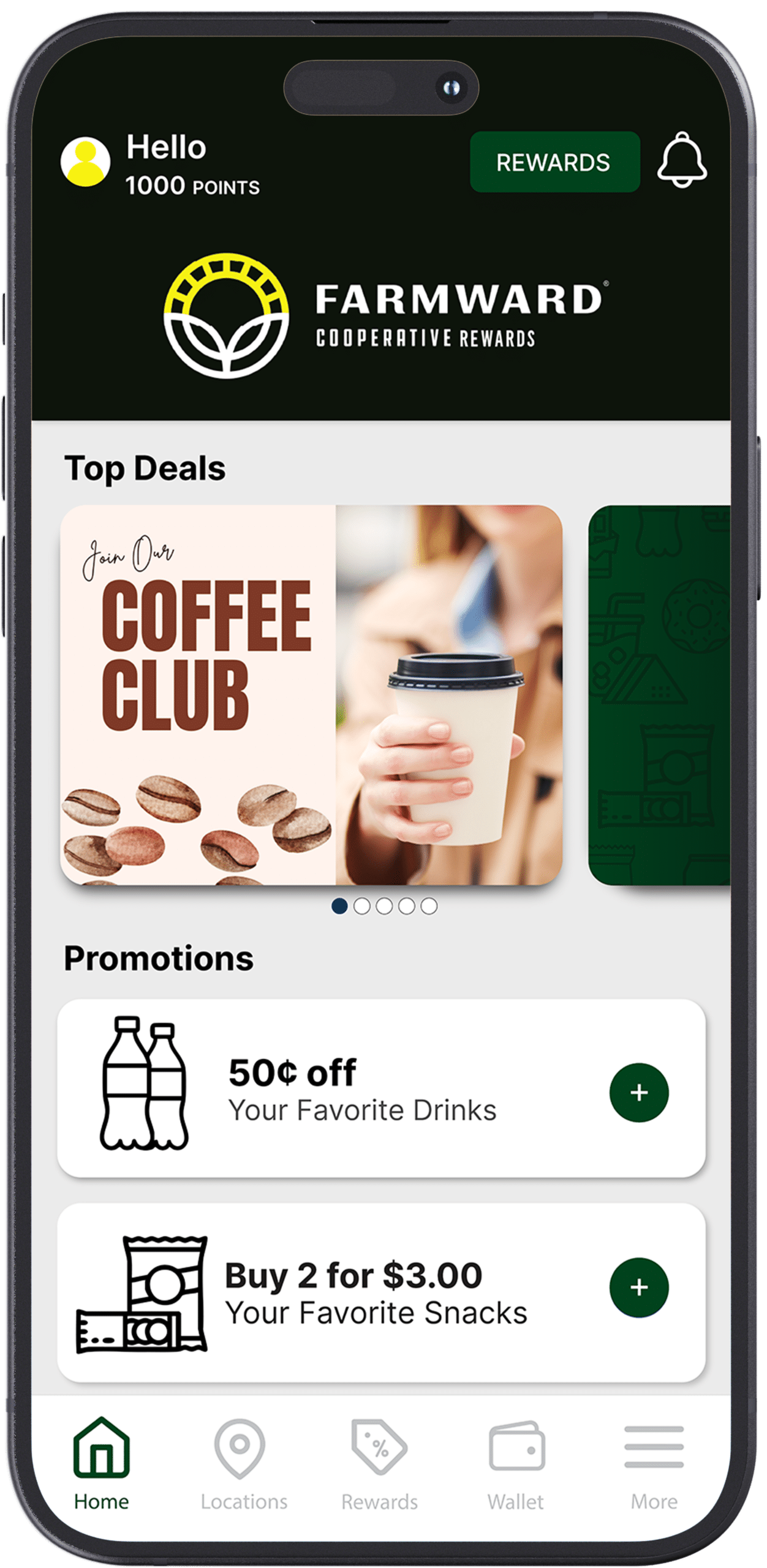 farmward rewards app inforgraphic