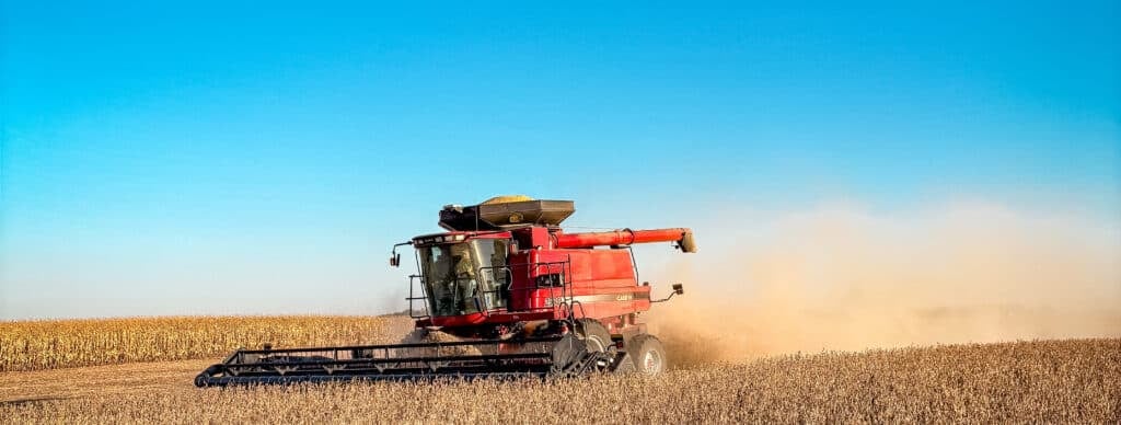 equipment during harvest 1