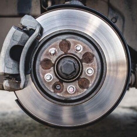 Brake pads during repair