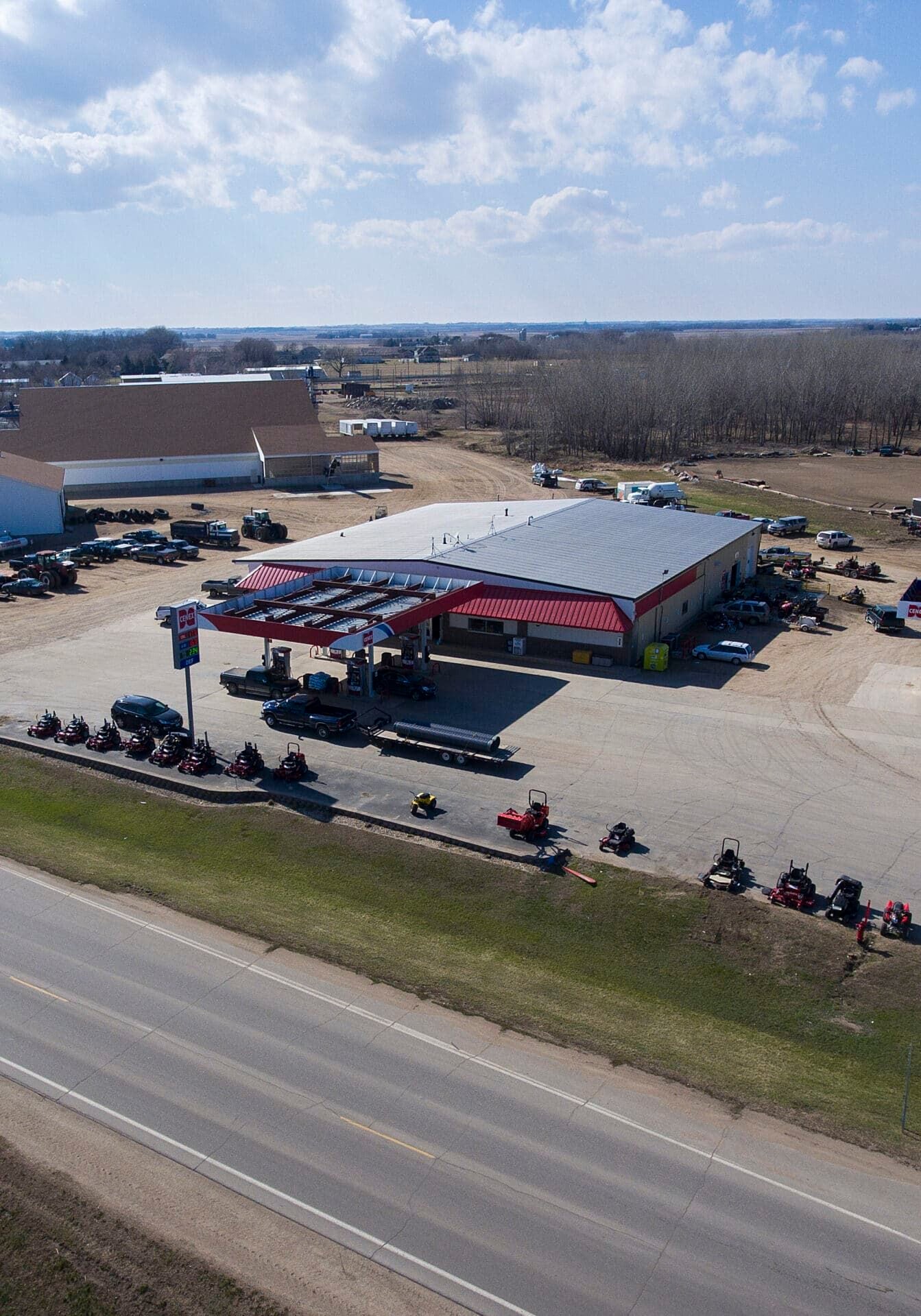 canby cenex convenience store ariel view