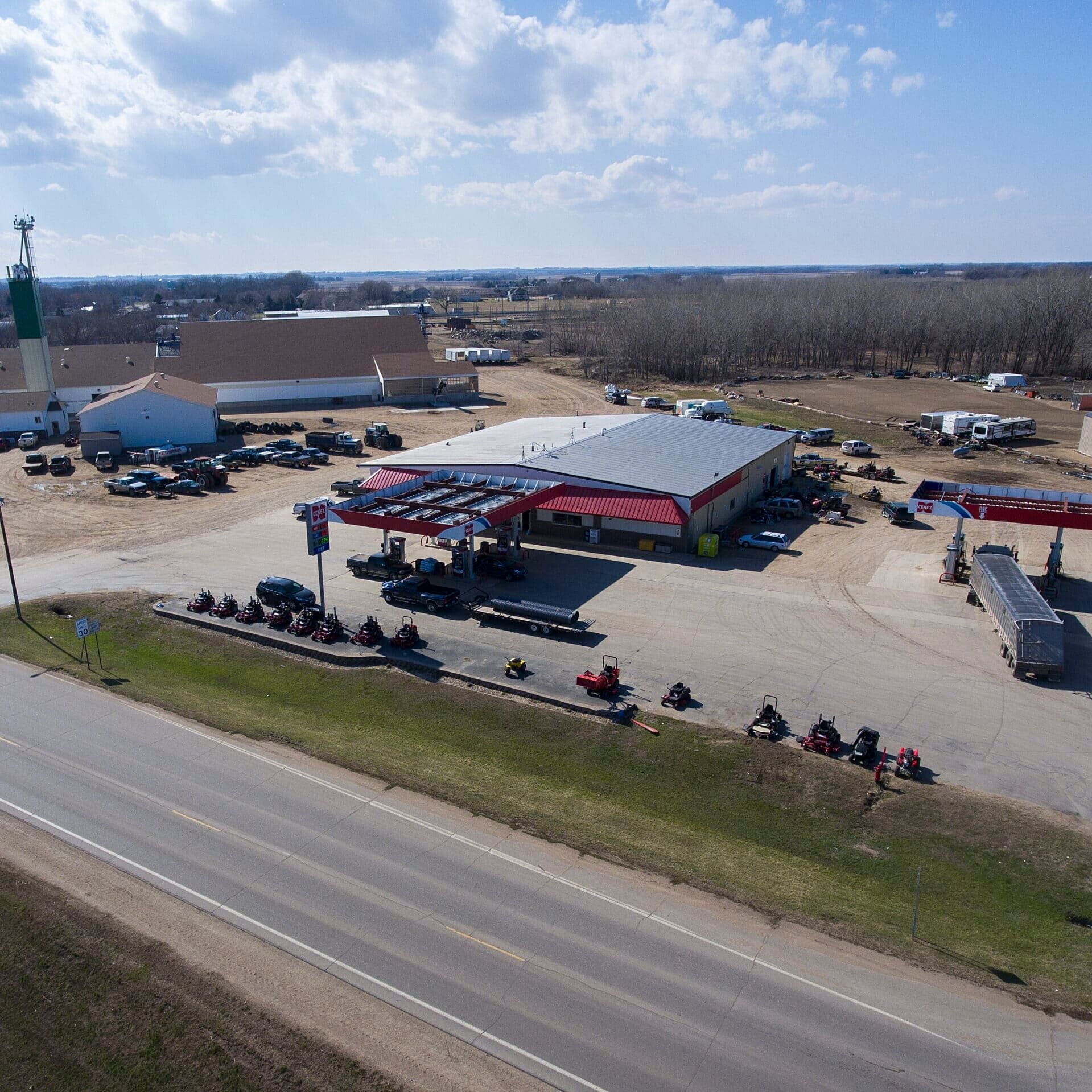 canby cenex convenience store ariel view