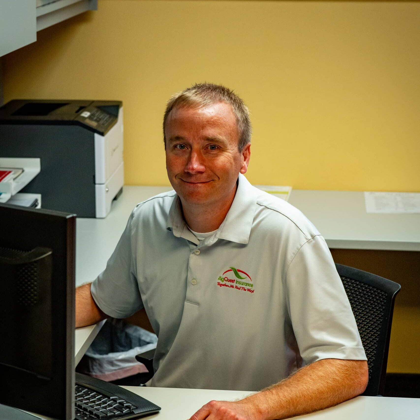 employees in the office