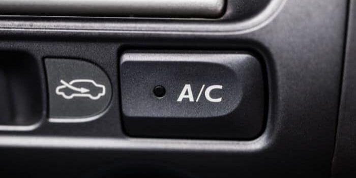 AC button in car