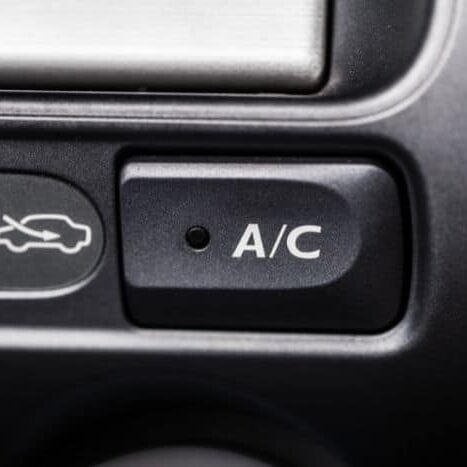 AC button in car